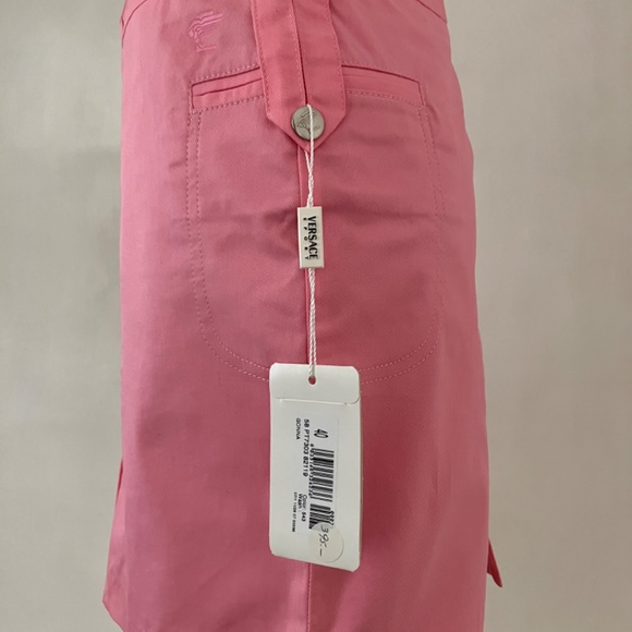 NWT VERSACE SPORT pink mini skirt - Picture 10 of 14